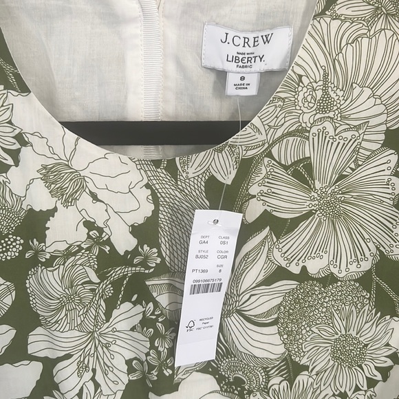 NWT Jcrew liberty London cutout dress - Picture 2 of 4
